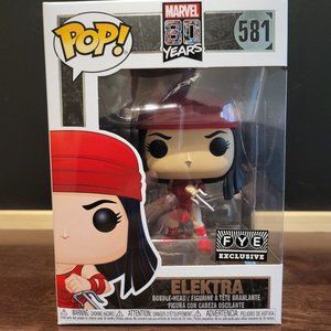 Marvel 80 Years Elektra FYE Exclusive Funko Pop